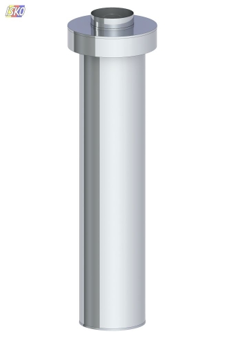 Produkt RURA 750MM ZAKOŃCZENIE PIONOWE SYST TWIN / 80/125 PŁASZCZ ZEWNĘTRZYNY, WYSOKI POŁYSK JEREMIAS 93256