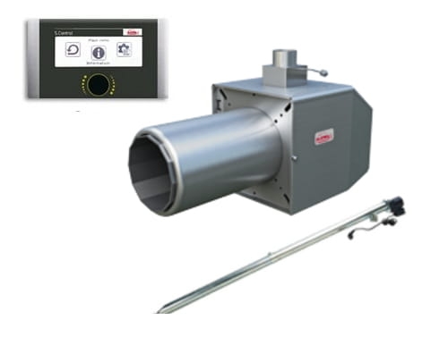 Palnik na pelety Pellas X 70kW z podajnikiem 2m i sterownikiem LCD