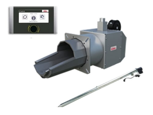 Palnik na pelety Pellas X 350kW z podajnikiem 3m i sterownikiem LCD oraz sonda Lambda