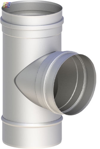 Produkt TRÓJNIK 87 ST, ŚR 120MM, / WYJŚCIE Z MUFĄ 0,8MM JEREMIAS 95378