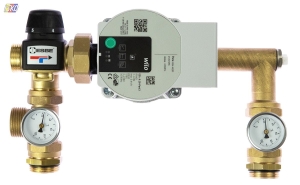 GRUPA POMPOWA Z WILO  PARA 25/6 K&B 235 / ZAWÓR TRÓJDROŻNY ESBE KVS 3,4 TEMP. 20-55