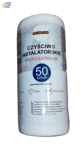 Produkt CZYŚCIWO INSTALATORSKIE 24,5CMx19M WATERFLOW 96887 1