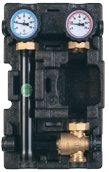 GRUPA POMPOWA DN25 PG ECO 2 TK / Z RĘCZNYM ZAWOREM TERMOST.MIESZ.+ POMPA GRUNDFOS UPM3 HYBRID 25-70