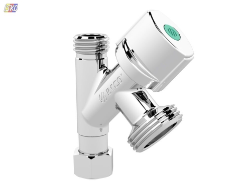 Product ZAWÓR PRALKOWY CONEKTA 3/8RNX3/8GZX3/4GZ POKRĘTŁO METALOWE ANTYKAM ARCO 99986