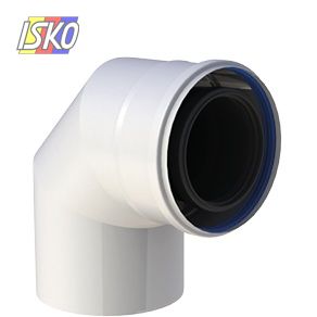 KOLANO 87 ST DN 60/100 / BIAŁE