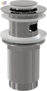 SPUST UMYWALKI CLICK/CLACK 5/4" M/METAL