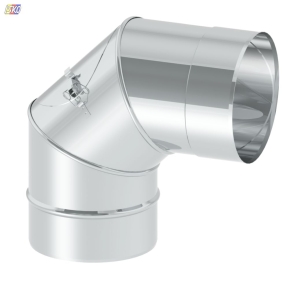 KOLANO REGULOWANE 0-90ST Z WYCZYSTKĄ / 0,8MM/120