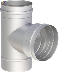 TRÓJNIK 87 ST ROZSZERZAJĄCY 120-130 MM /  WYJŚCIE Z MUFĄ