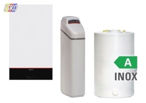 PAKIET VITODENS 100-W B1HG 32 KW  / PODGRZEWACZ  EHE160 144L 2,2 KW