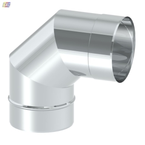KOLANO SZTYWNE 90˚ Ø130MM 0,8MM