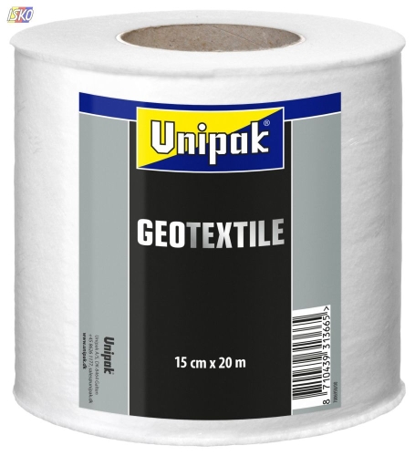 Product WŁÓKNINA GEOTEXTILE 15CMX20M / MOCNA ELASTYCZNA WŁÓKNINA DO UŻYTKU RAZEM Z HBS-200 UNIPAK 105183