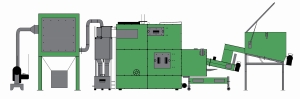 Automatyczny kocioł na biomasę AZSB PREMIUM 240 kW NS+CYKLON+FILTR
