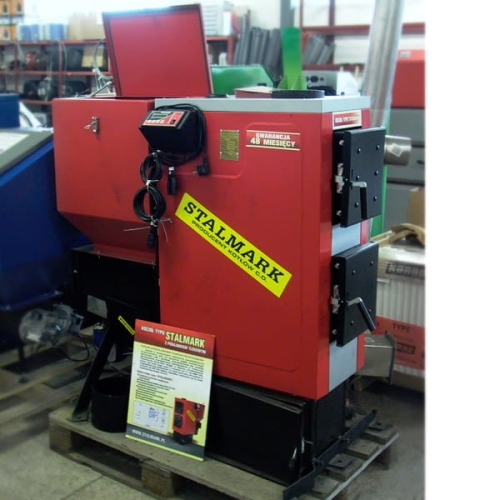 Kociol STALMARK  z podajnikiem tłokowym    17 kW - testowy