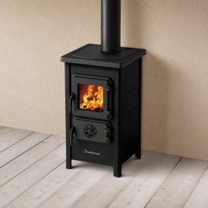 Wood-Burning Cooking Stove SD HAPPY  – black