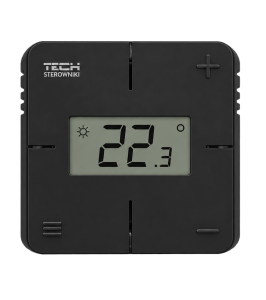 Room Controller with Air Humidity Measurement TECH R-X – Black