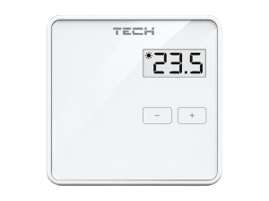 Regulátor prostorové teploty Tech R-10b - bílý