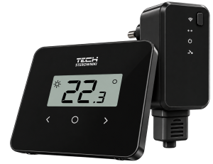 Regulator pokojowy dwustanowy Tech T-2.2 - Czarny