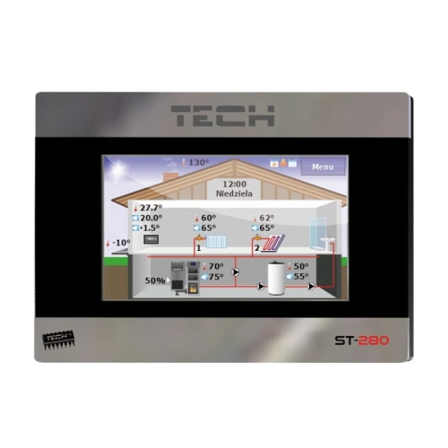 Sterownik pokojowy TECH ST-280 z komunikacją RS