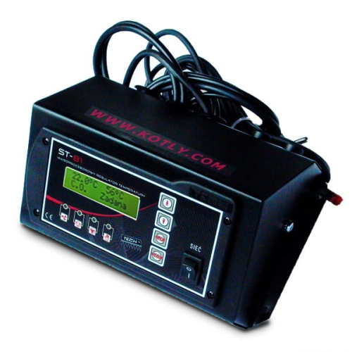 Sterownik wentylatora i pompy c.o. i c.w.u TECH ST-81 EU