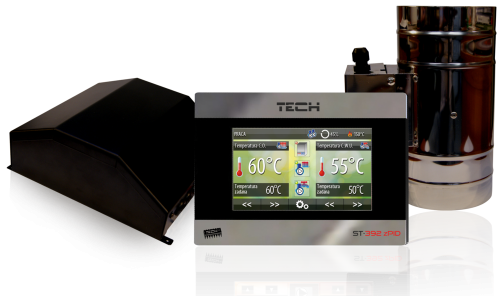 Sterownik kominka TECH ST-392 EU zPID z przepustnicą