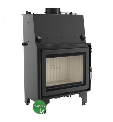 Kominek z płaszczem wodnym Kratki AQUARIO A14 z wężownicą BimSchV2