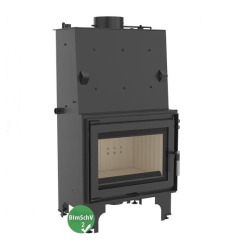 Kominek z płaszczem wodnym Kratki AQUARIO Z14 z wężownicą BimSchV2