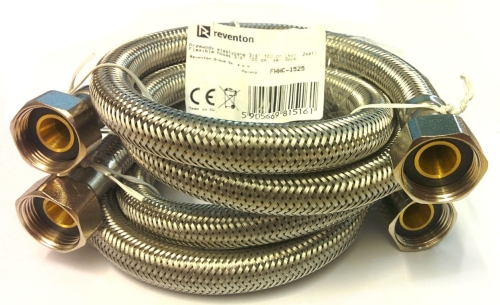 Komplet 2 elastycznych węży przyłączeniowych Reventon