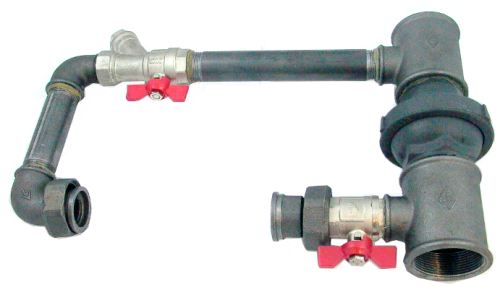 Zestaw zabezpieczający pompę 32 mm (1 1/4 cal) - poziomy