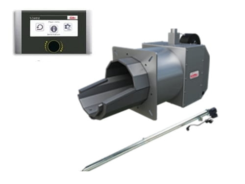 Palnik na pelety Pellas X 500kW z podajnikiem 3m i sterownikiem LCD