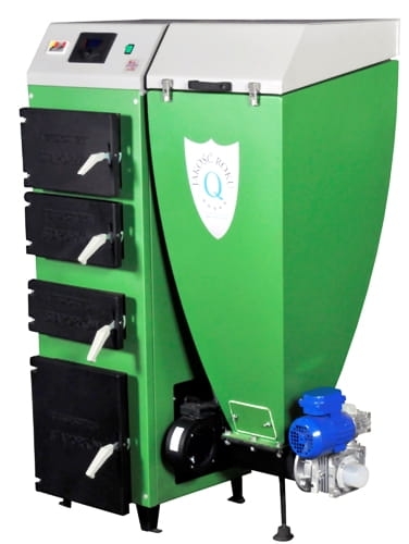 Kocioł TERMO-TECH z podajnikiem oraz rusztem wodnym - AQUA DUO 25 kW - WYPRZEDAŻ