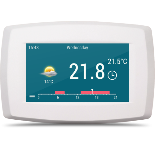 Regulator temperatury pokojowej Estyma VIDE ROOM - Przewodowy (kabel)
