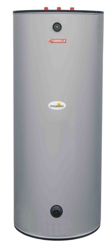 Bojler Termica W2W 200 L economy - wykonany ze stali nierdzewnej z 2 wężownicami + Termometr GRATIS