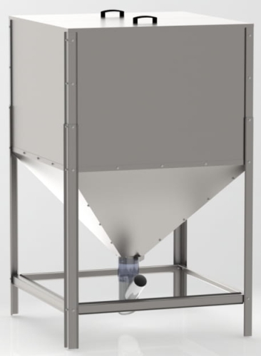 Zasobnik PELLASX na Pellet ocynkowany -  1200 Litrów