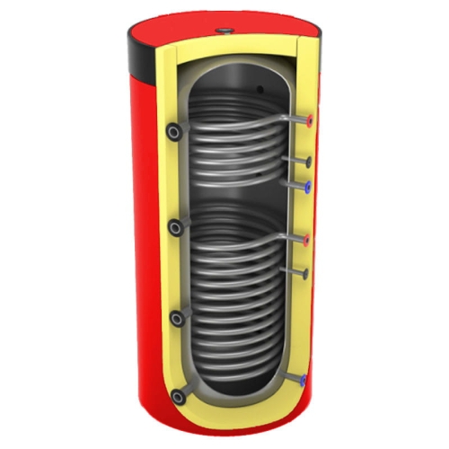 Zbiornik akumulacyjny z 2 wężownicami LEMET 200 L