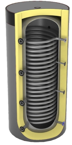 Zbiornik akumulacyjny z 1 wężownicą maxi LEMET 500 L