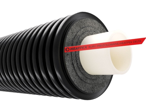 Rura preizolowana pojedyńcza DELTA PEX HEAT UNO 32/110 + HELA H PN6 2x1"