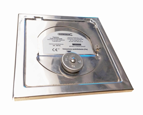 Ogranicznik ciągu kominowego W3 ze stali kwasoodpornej 14x14 cm