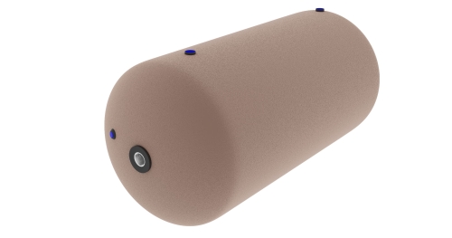 Wymiennik dwupłaszczowy ERMET żywicowany 140 L