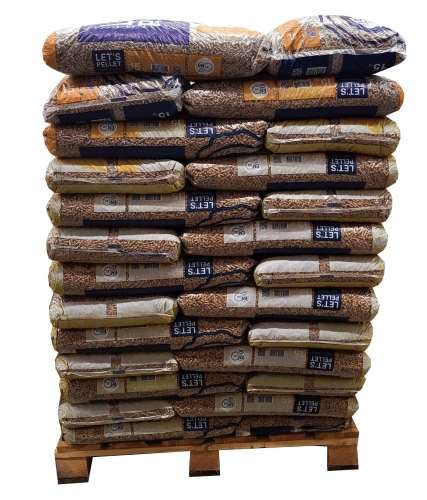 Pellet sosnowy 6mm  - paleta (1050 kg)