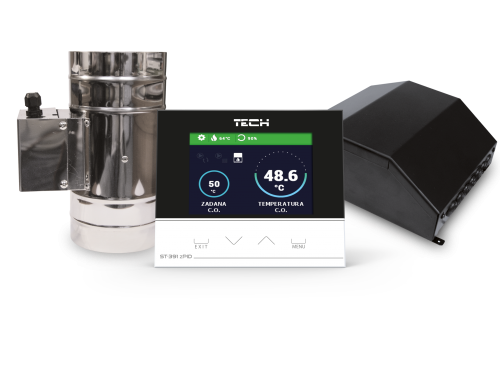 Sterownik kominka TECH ST-391 zPID z przepustnicą