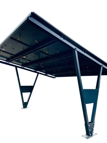 Carport samochodowy 2 stanowiska - ocynkowane