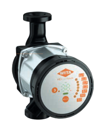 Energooszczędna pompa WITA HE + go.Future 40/60-25 (maksymalna wysokość pionu:6m)