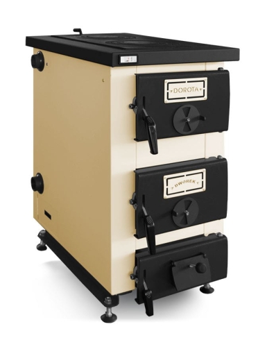 Ogrzewacz pomieszczeń z płaszczem wodnym na paliwa stałe Dorota 17,5 kW