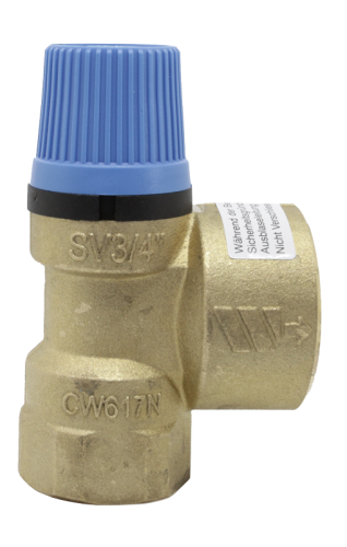 Zawór bezpieczeństwa Watts SVW 6 bar 3/4" do CWU