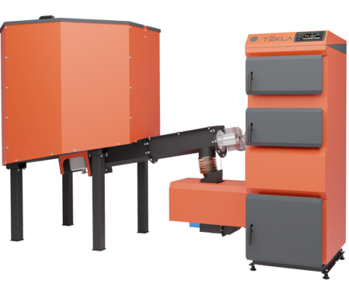 Kocioł na granulat drzewny 6-30 mm TEKLA DRACO ECO 25 kW