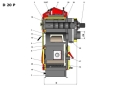 Kocioł na pellety ATMOS  D 20P - 22 kW