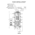 GALMET izolowany kombinowany bufor 600/200 (zbiornik w zbiorniku, z 2 wężownicami)