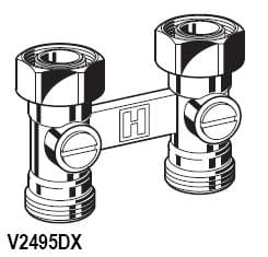 Zespół odcinający HONEYWELL do grzejników dolnozasilanych VK prosty