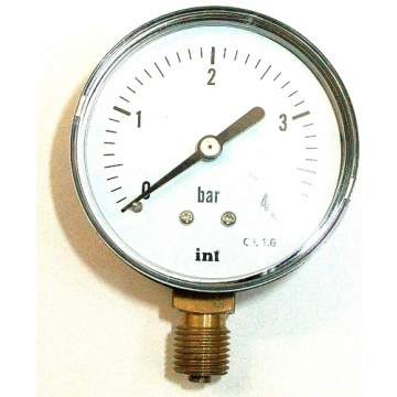 Manometer INTROL - 4 bar (Gewinde 1/4" unten)