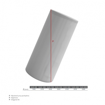 Accumulation tank (without coils) GALMET SG (B) - 4000 detachable insulation
